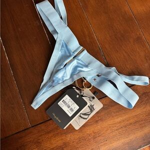 Honey Birdette Kukuro thong light blue Small